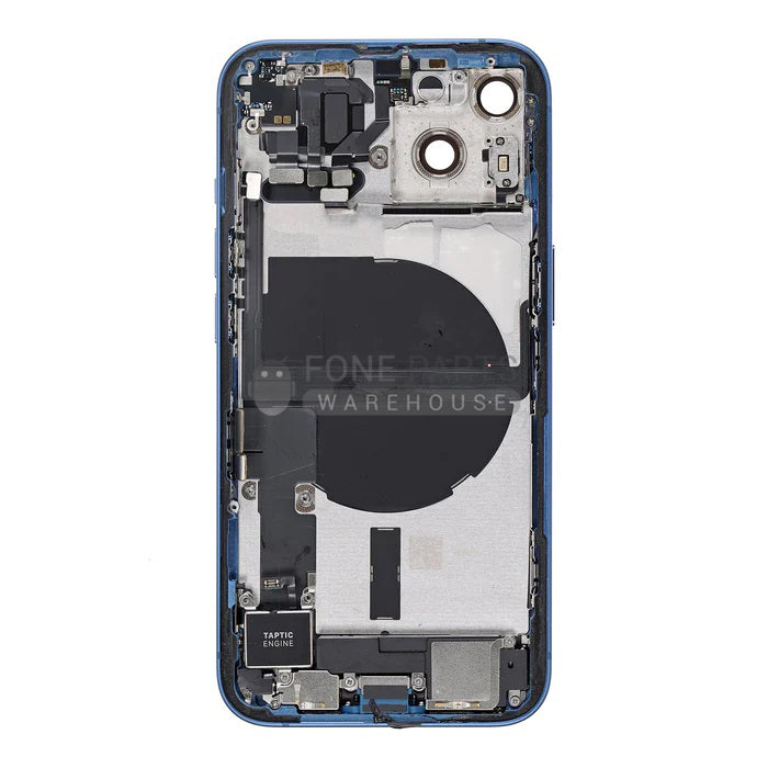 For IPhone 13 Genuine Housing With Parts in [Blue] (Grade A Condition Taken From 14 Days Used Phone)