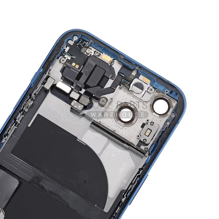 For IPhone 13 Genuine Housing With Parts in [Blue] (Grade A Condition Taken From 14 Days Used Phone)