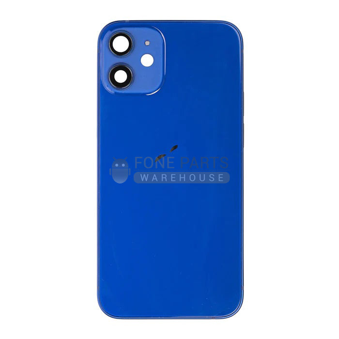 For IPhone 12 Mini Genuine Housing With Parts in [Pacific Blue] (Grade A Condition Taken From 14 Days Used Phone)