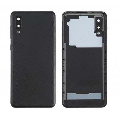 For A02 (SM-A022) Replacement Battery Back Cover [Black]