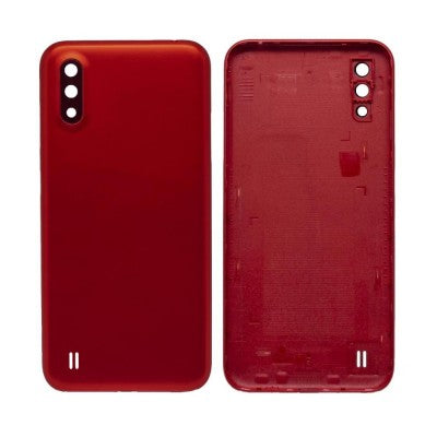 For Galaxy M01 (SM-M015) Replacement Battery Back Cover [Red]