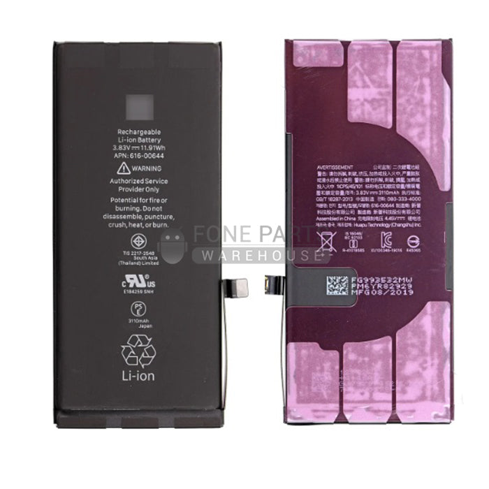 For IPhone 11 Replacement Battery. [Assemble with Genuine IC]