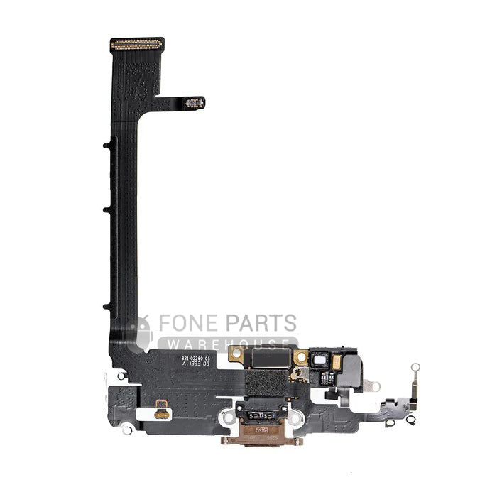 For IPhone 11 Pro Genuine Charging Port Flex Cable [Genuine][Gold]