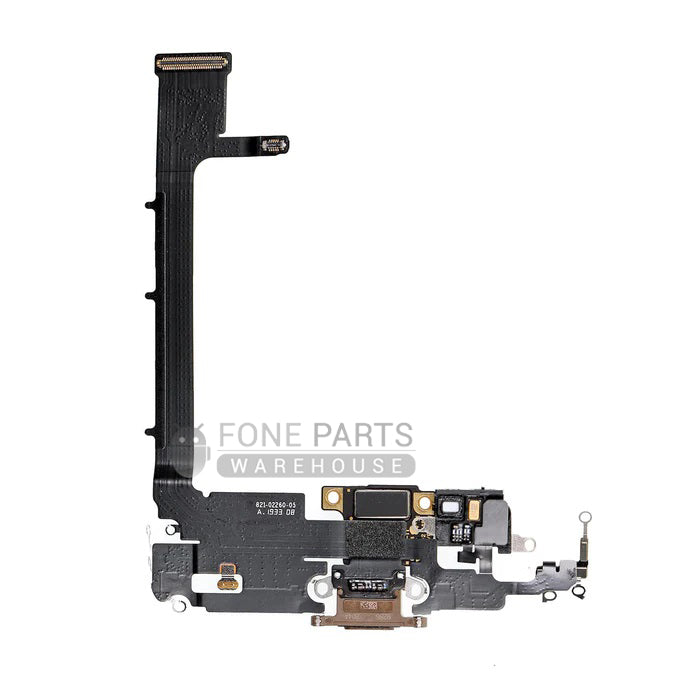 For IPhone 11 Pro Max Genuine Charging Port Flex Cable [Genuine] [Gold]