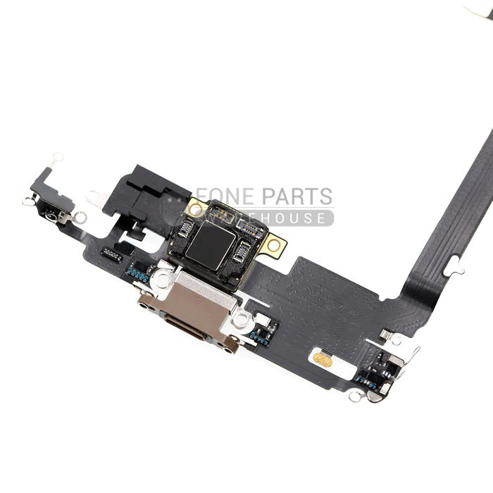 For IPhone 11 Pro Max Genuine Charging Port Flex Cable [Genuine] [Gold]