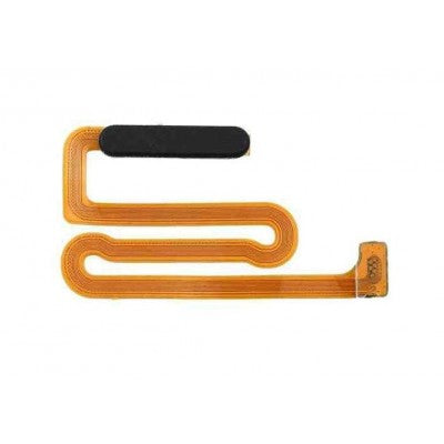 For Galaxy M12 (SM-M127) Fingerprint Sensor Flex Cable With Touch ID [Attractive Black]