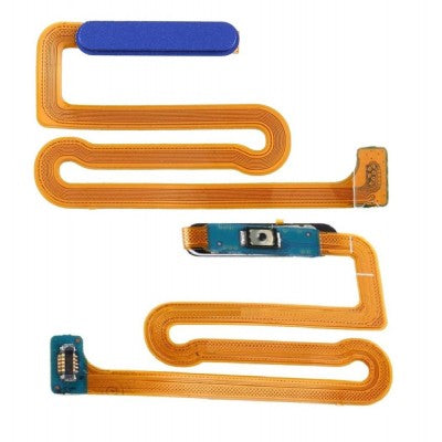 For Galaxy M12 (SM-M127) Fingerprint Sensor Flex Cable With Touch ID [Elegant Blue]