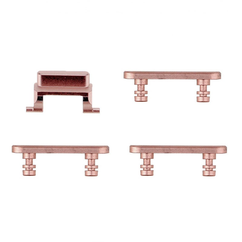 For Iphone 7G Replacement 3 Piece Button Set [Rose Gold]