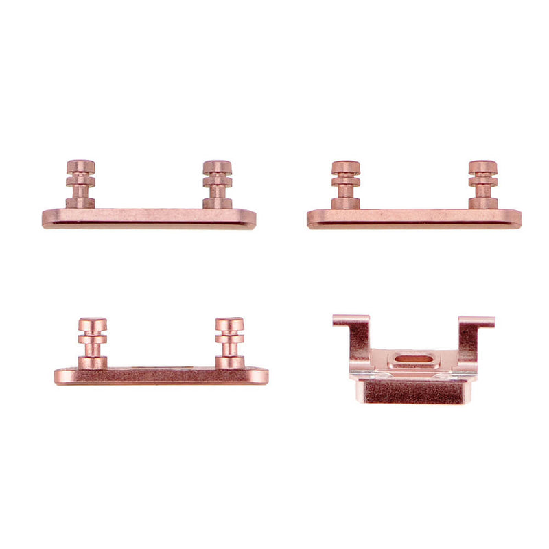 For Iphone 7G Replacement 3 Piece Button Set [Rose Gold]