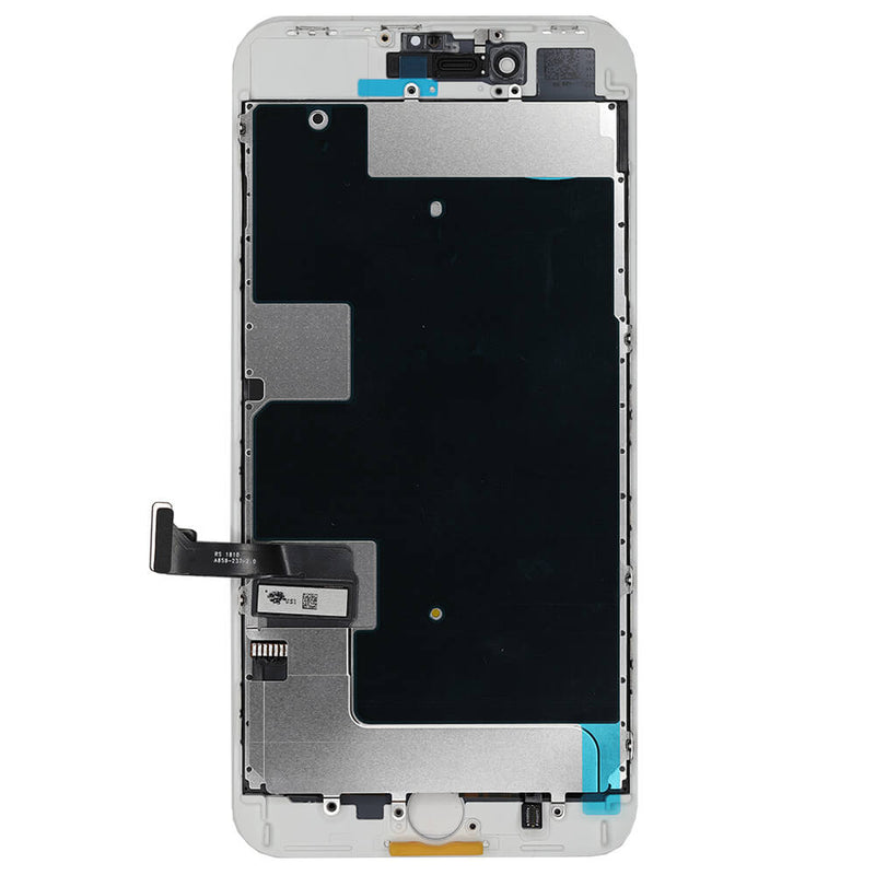 For IPhone 8 Plus Replacement LCD Screen Assembly with Touch Digitizer and Frame [True Tone] [White]