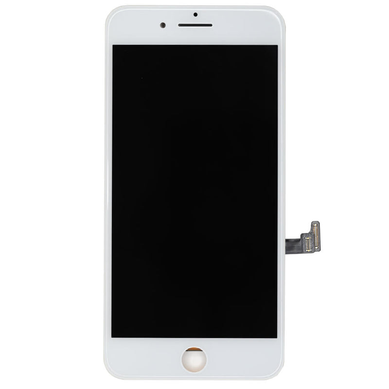 For IPhone 8 Plus Replacement LCD Screen Assembly with Touch Digitizer and Frame [True Tone] [White]