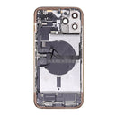 For IPhone 12 Pro Max Genuine Housing With Parts in [Gold] (Grade A Condition Taken From 14 Days Used Phone)