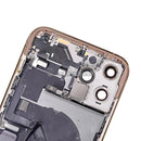 For IPhone 12 Pro Max Genuine Housing With Parts in [Gold] (Grade A Condition Taken From 14 Days Used Phone)