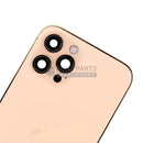 For IPhone 12 Pro Max Genuine Housing With Parts in [Gold] (Grade A Condition Taken From 14 Days Used Phone)