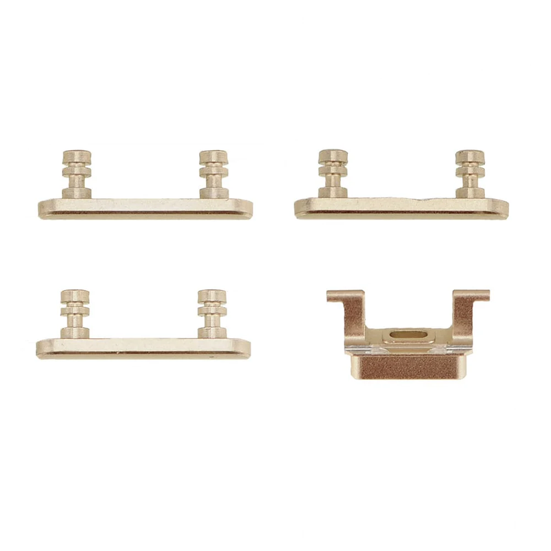 For Iphone 7G Replacement 3 Piece Button Set [Gold]