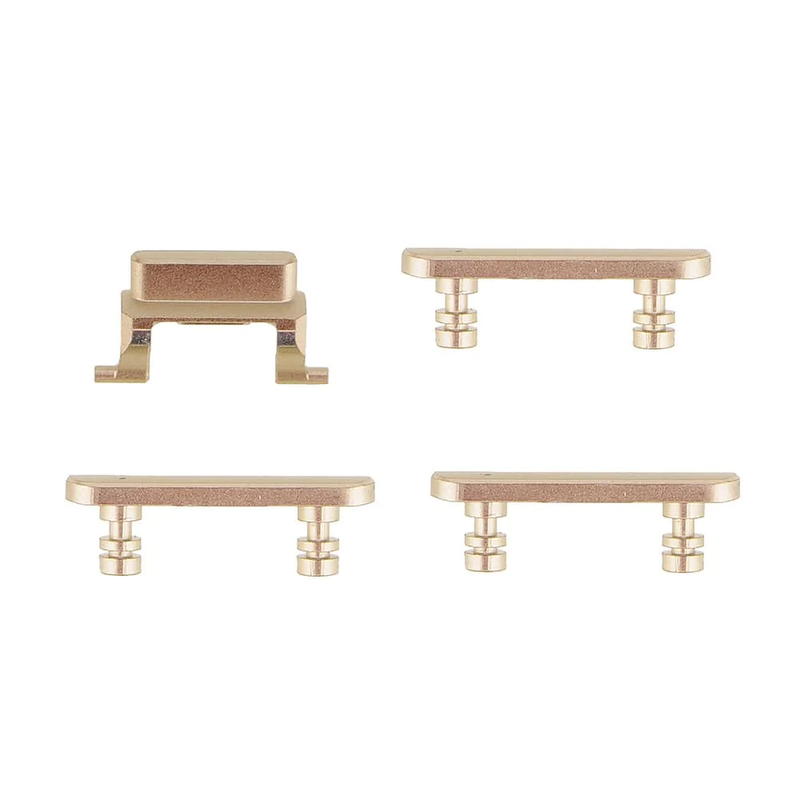 For Iphone 7G Replacement 3 Piece Button Set [Gold]