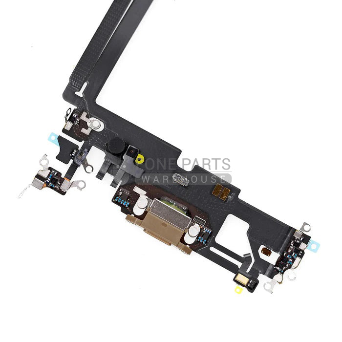 For IPhone 12 Pro Max Genuine Charging Port Flex Cable[Gold]