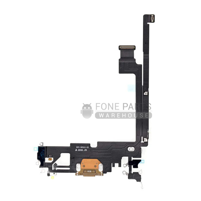 For IPhone 12 Pro Max Genuine Charging Port Flex Cable[Gold]