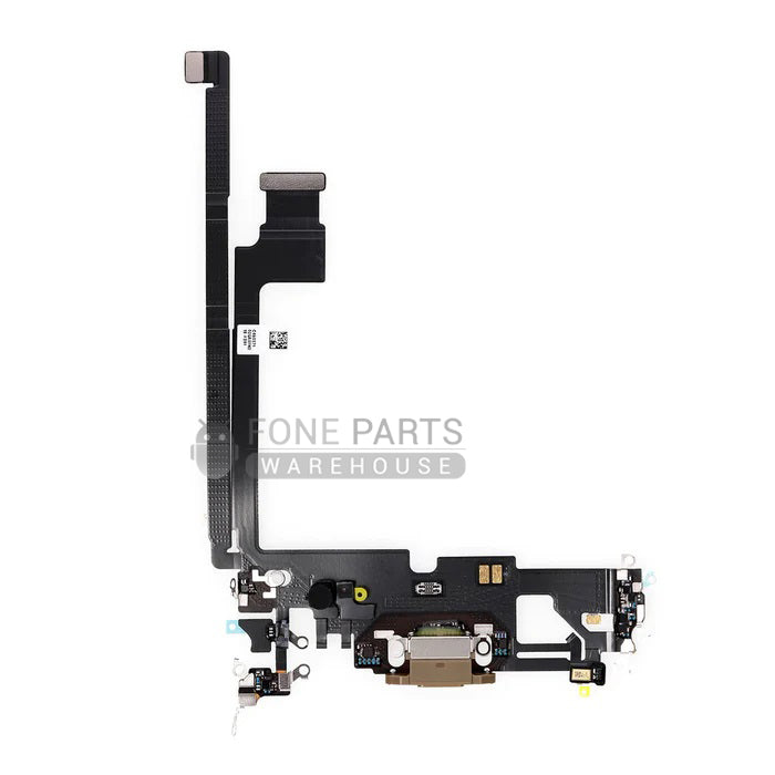 For IPhone 12 Pro Max Genuine Charging Port Flex Cable[Gold]