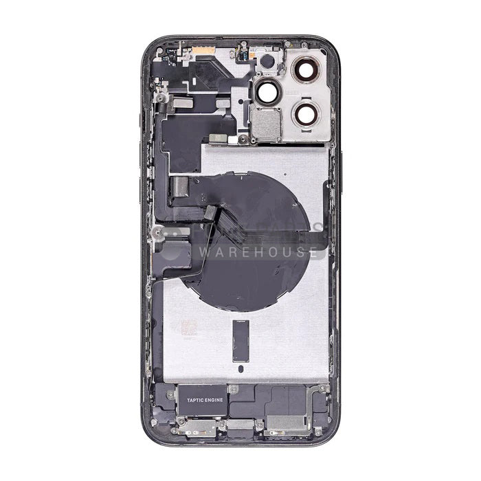 For IPhone 12 Pro Max Genuine Housing With Parts in [Graphite] (Grade A Condition Taken From 14 Days Used Phone)