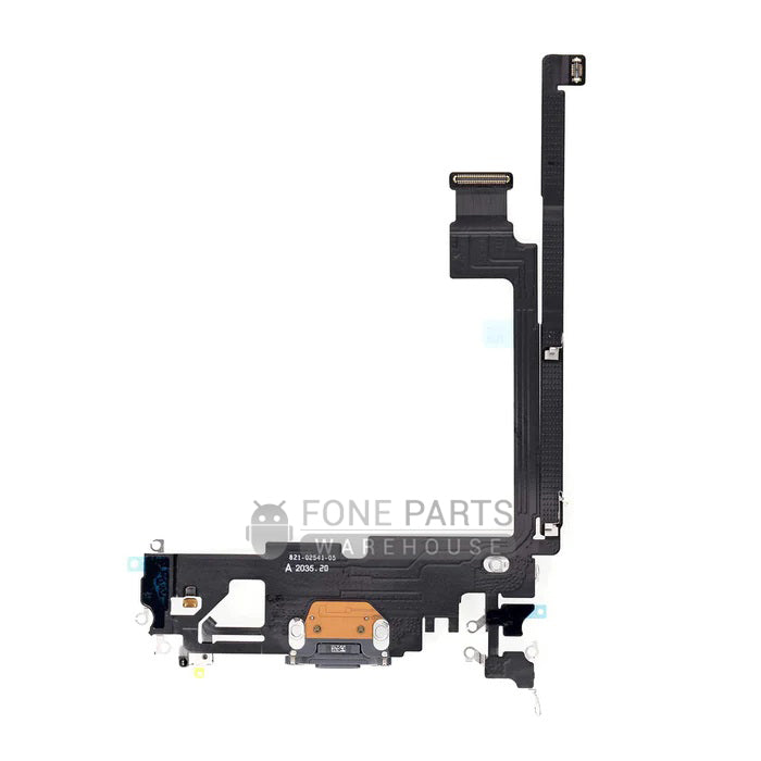 For IPhone 12 Pro Max Genuine Charging Port Flex Cable[Graphite]