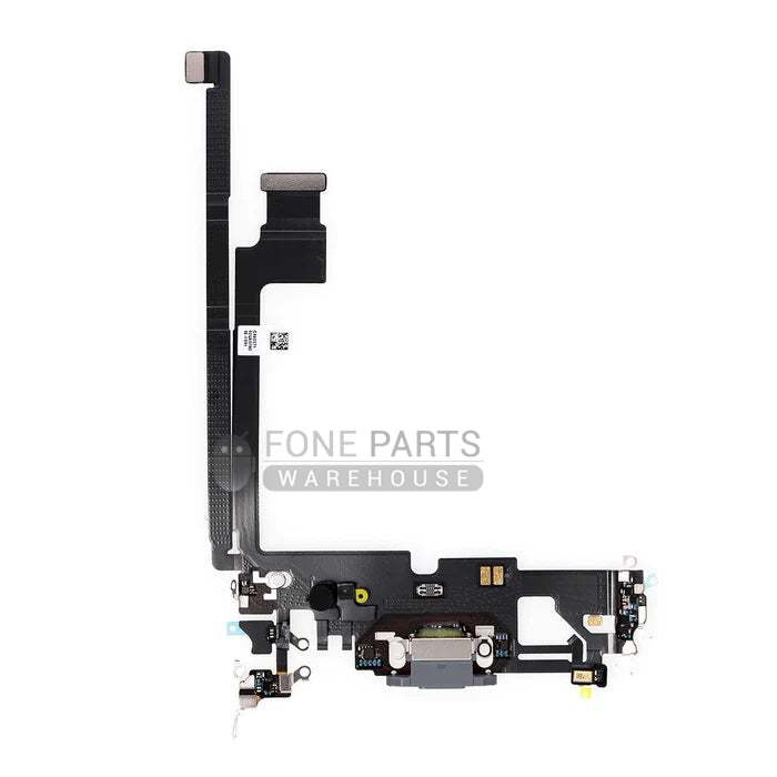 For IPhone 12 Pro Max Genuine Charging Port Flex Cable[Graphite]