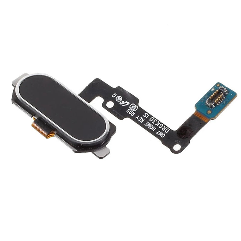 For Galaxy J5 prime (G570) Replacement Home Button With Flex Assembly with Fingerprint [Black]