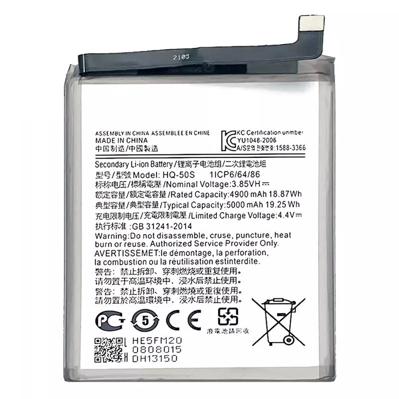 For Galaxy M02s (SM-M025) Replacement Battery [Assemble with Original IC]