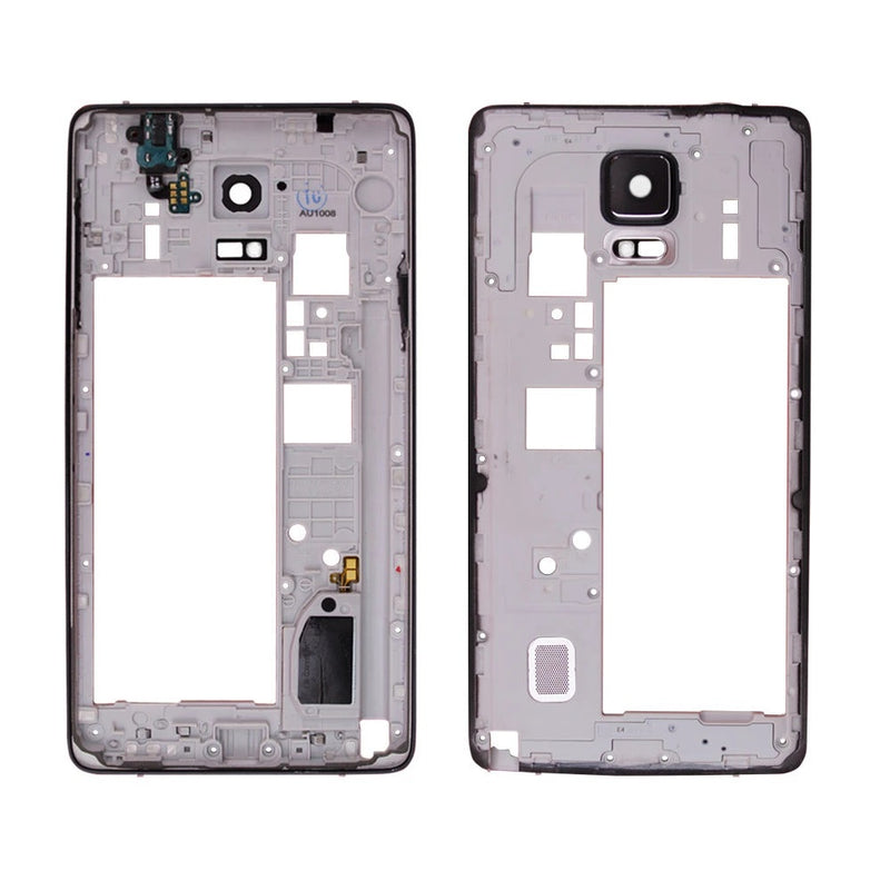 Galaxy Note 4 Rear Chassis with Parts in [Black]