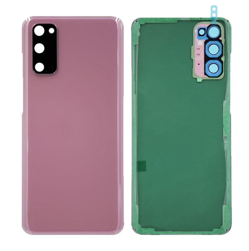 For Galaxy S20/S20 5G (SM-G980/G981) Battery Back Cover With Lens [Pink]