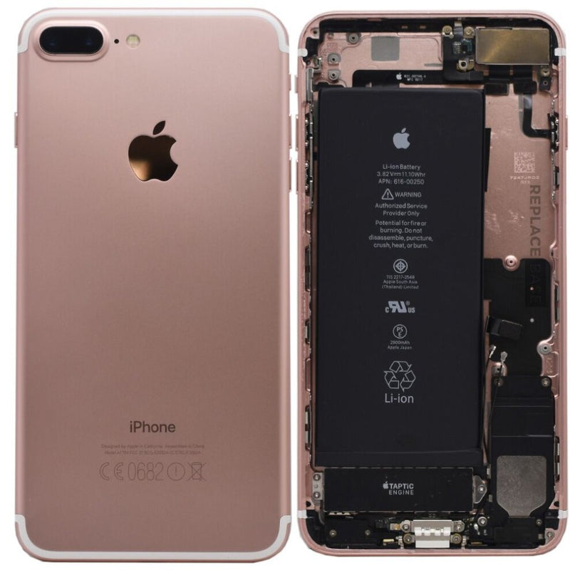 For IPhone 7 Plus Genuine Housing With Parts & Battery in [Gold] [Grade A Condition Taken From 14 Days Used Phone]