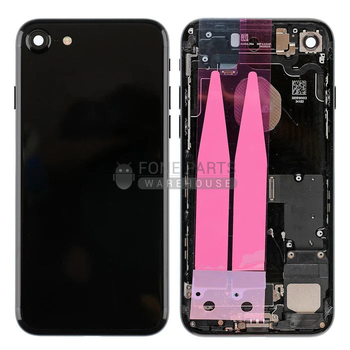 For Iphone 7G Genuine Housing With Parts in [Jet Black] [Grade A Condition Taken From 14 Days Used Phone]