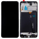 For Galaxy A10 (A105) LCD Screen With Touch Digitizer Assembly and Frame (OEM) [Black]