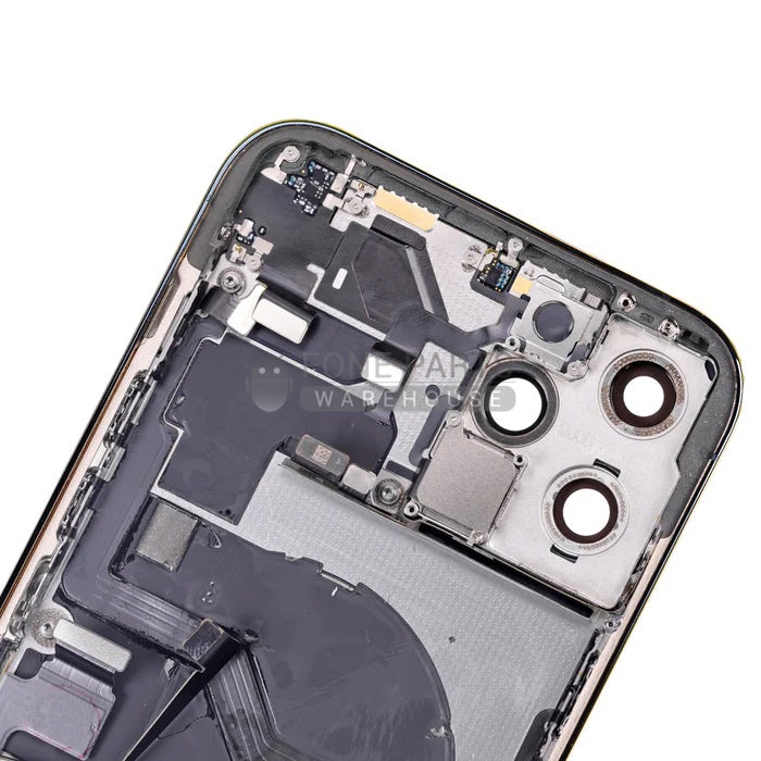 For IPhone 12 Pro Max Genuine Housing With Parts in [Pacific Blue] (Grade A Condition Taken From 14 Days Used Phone)