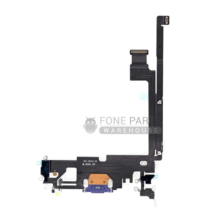 For IPhone 12 Pro Max Genuine Charging Port Flex Cable[Pacific Blue]