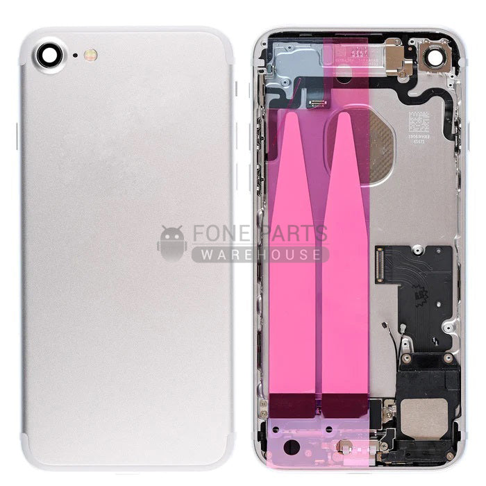 For Iphone 7G Genuine Housing With Parts in [Silver] [Grade A Condition Taken From 14 Days Used Phone]