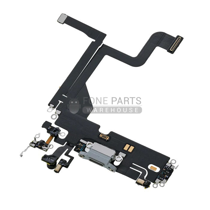 For IPhone 13 Pro Genuine Charging Port Flex Cable[Silver]