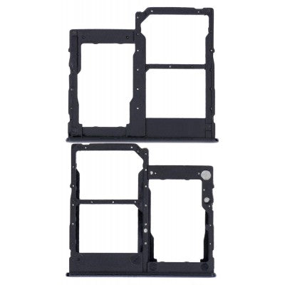 For Galaxy A41 (A415) Replacement Sim Tray [ Prism Crush Black]