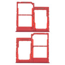 For Galaxy A41 (A415) Replacement Sim Tray [ Prism Crush Red]