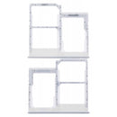 For Galaxy A41 (A415) Replacement Sim Tray [ Prism Crush White]