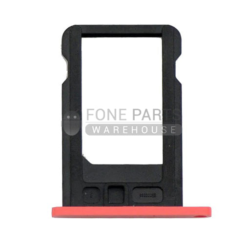 For IPhone 5C Replacement Sim Card Tray [Red]