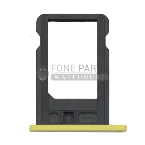 For IPhone 5C Replacement Sim Card Tray [Yellow]