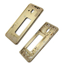 For Galaxy A8-2018 (A530) Replacement Middle Bezel Housing Center Frame With Buttons Keys + Glue [Gold]
