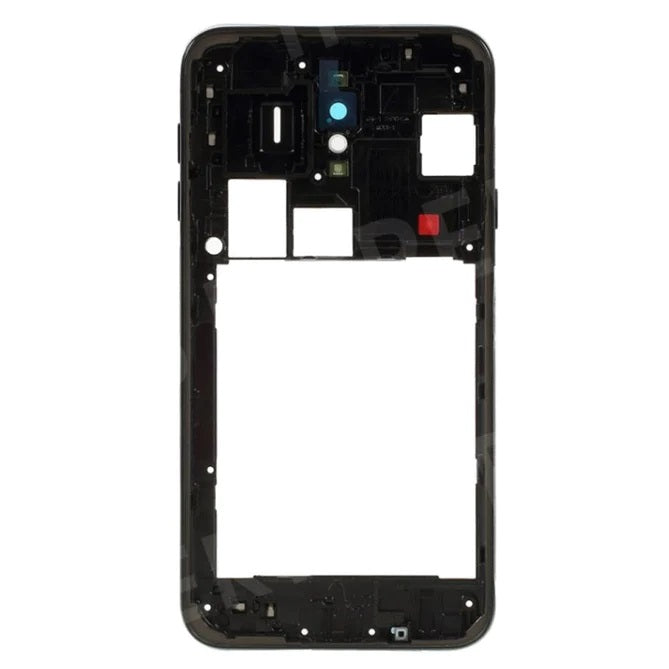 For Galaxy (J400) Replacement Middle Bezel Housing Center Frame With Buttons Keys + Glue [Black]