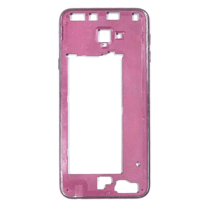 For Galaxy J4 Plus (J415) Replacement Middle Bezel Housing Center Frame With Buttons Keys + Glue [Pink/Rose Gold]