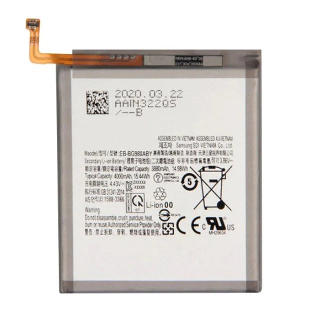 For Galaxy S20/S20 5G (SM-G980/G981) New Battery [Assemble With Original IC]