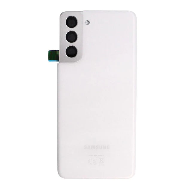 For Galaxy S21 5G (SM-G991) Battery Back Cover With Lens [Phantom White]