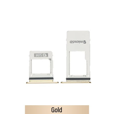 For Galaxy A8-2018 (A530)  Single Sim Tray with SD card  [Gold]