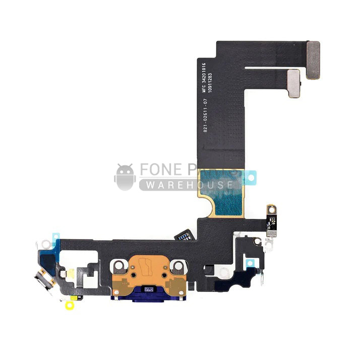 For IPhone 12 Mini Genuine Charging Port Flex Cable [Pacific Blue]