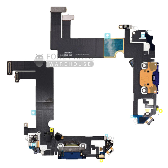 For IPhone 12 Mini Genuine Charging Port Flex Cable [Pacific Blue]